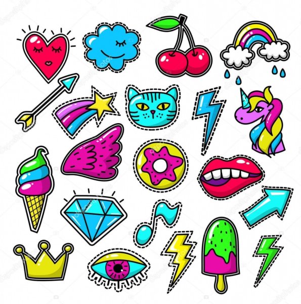 Рисунки для наклеек