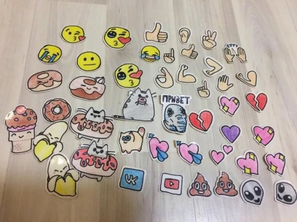 Маленькие рисунки для наклеек