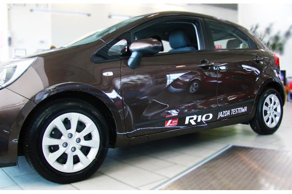 Молдинги на двери Киа Рио 3 хэтчбек