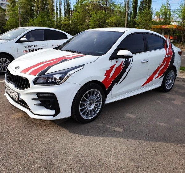 Аэрографика Киа Рио 4