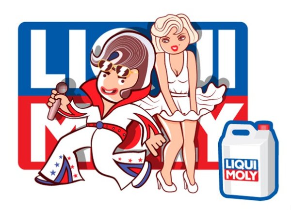 Наклейки наклейки Ликви моли