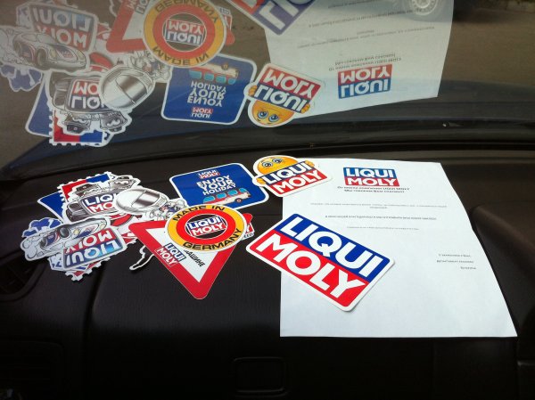 Наклейка Liqui Moly