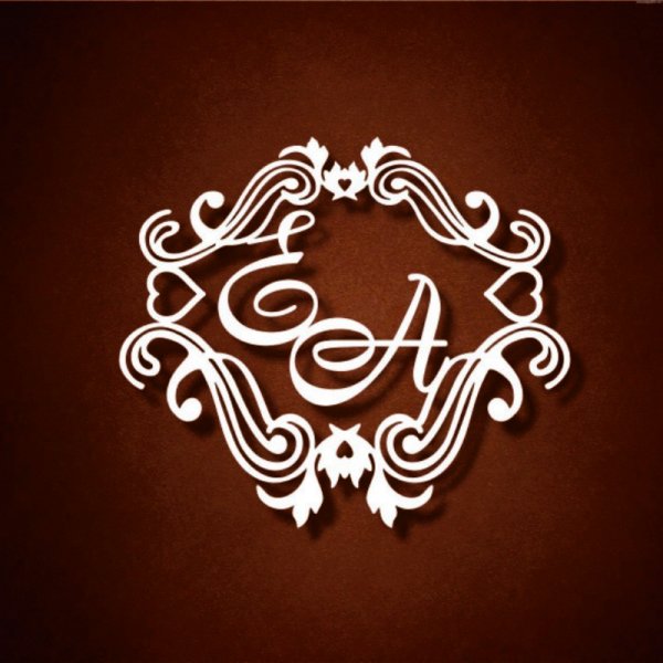 Рамка для Монограммы на свадьбу