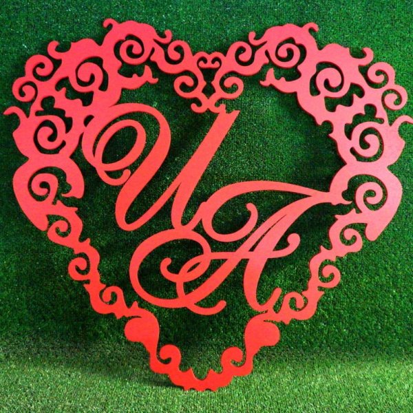 Монограммы и вензеля для свадьбы