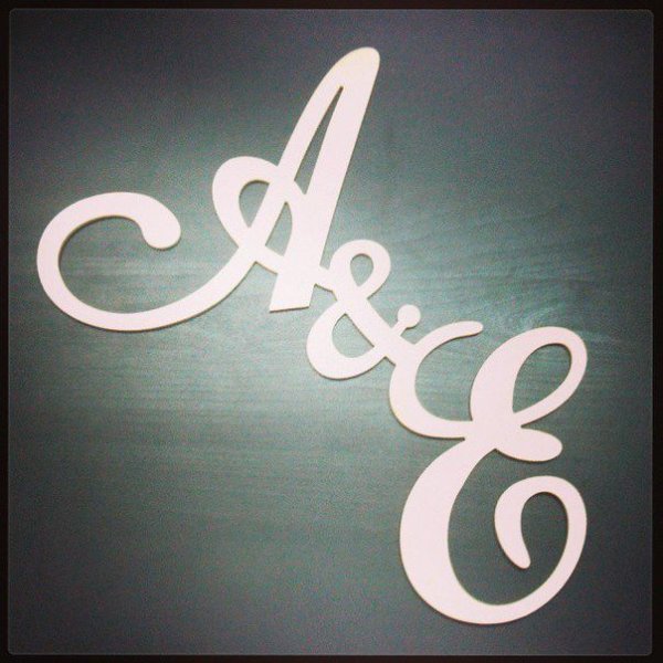 Свадебная Монограмма
