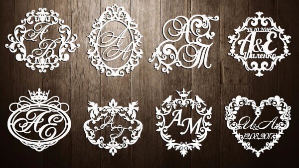 Свадебная Монограмма