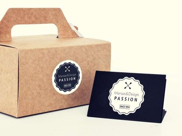 Наклейки на коробки