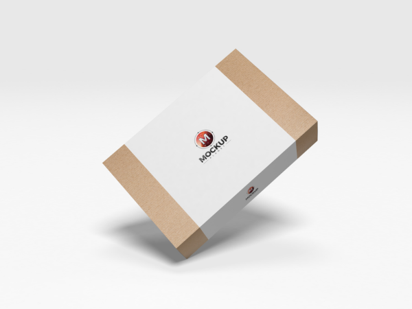 Мокап коробки картонной для упаковки