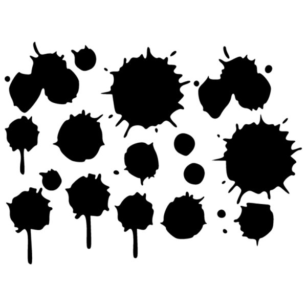 Наклейка Клякса (большая)