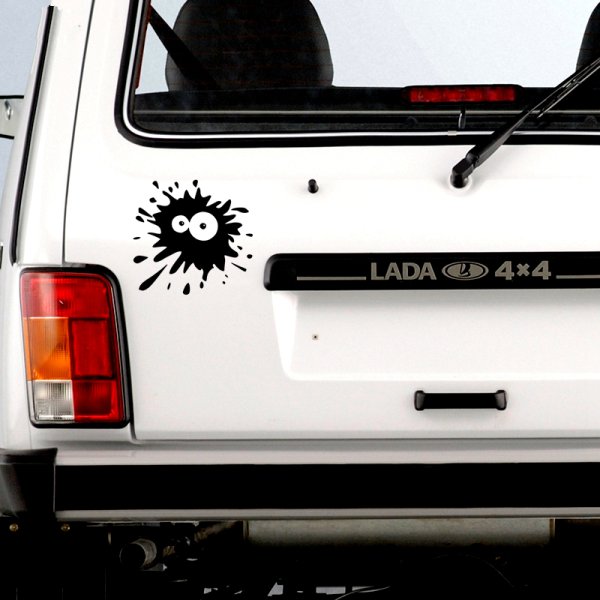 Клякса с глазами