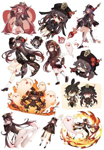 Стикеры Геншин Импакт