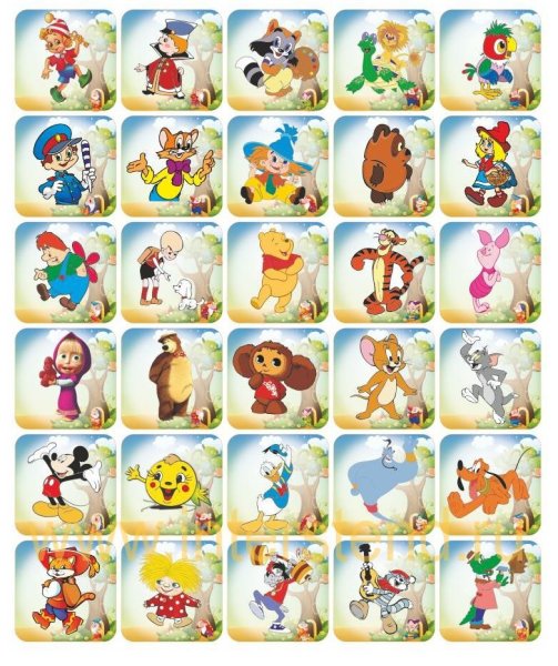 Наклейки на шкафчики для детского сада