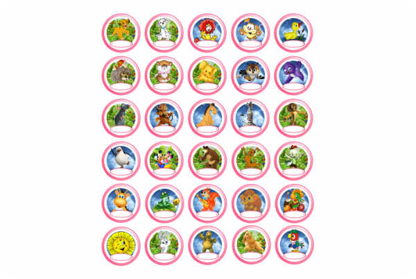 Наклейки на шкафчики для детского сада