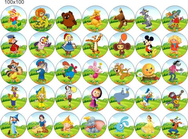 Наклейки на кабинки в детском саду