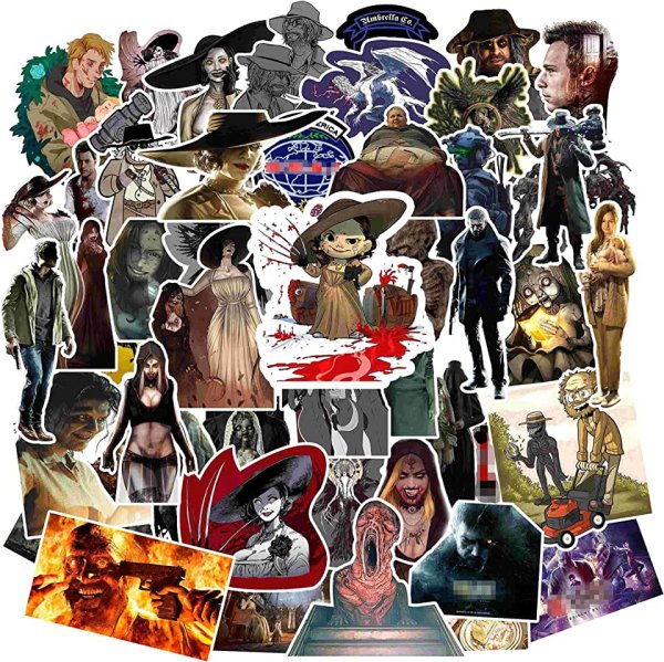 Стикеры резидент ивел 8