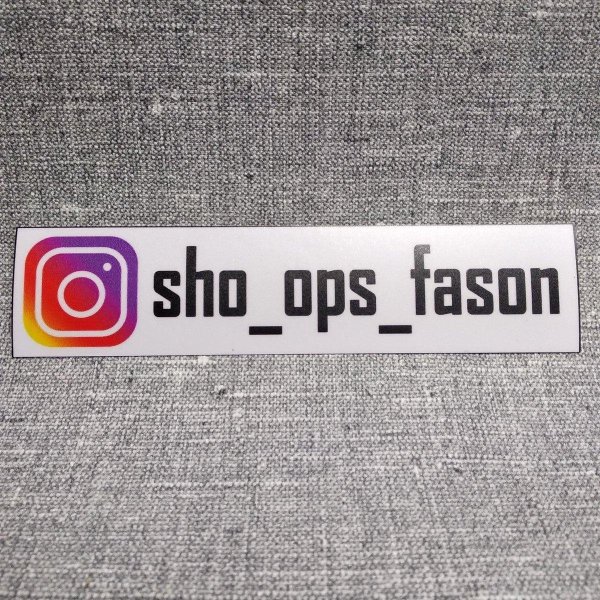 Наклейка инстаграма