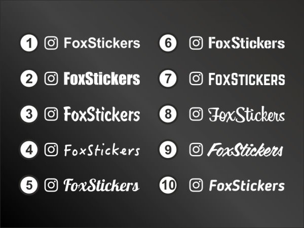 Ник инстаграмма на авто