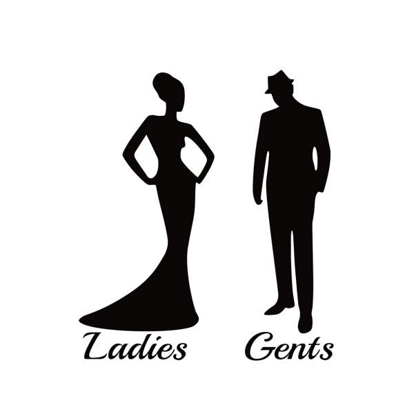 Мужской туалет табличка