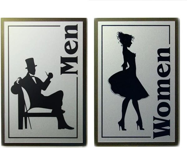 Табличка мужской и женский