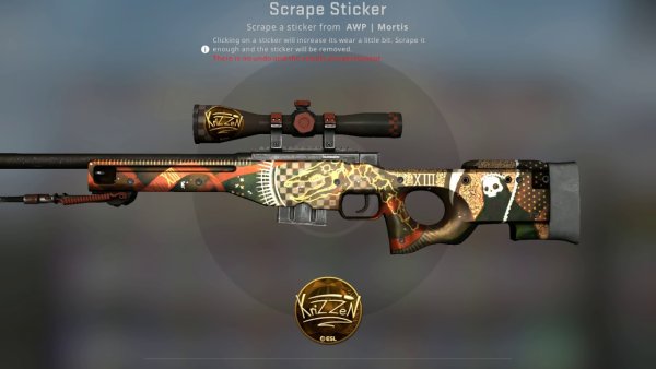 Наклейка Nuke CS go