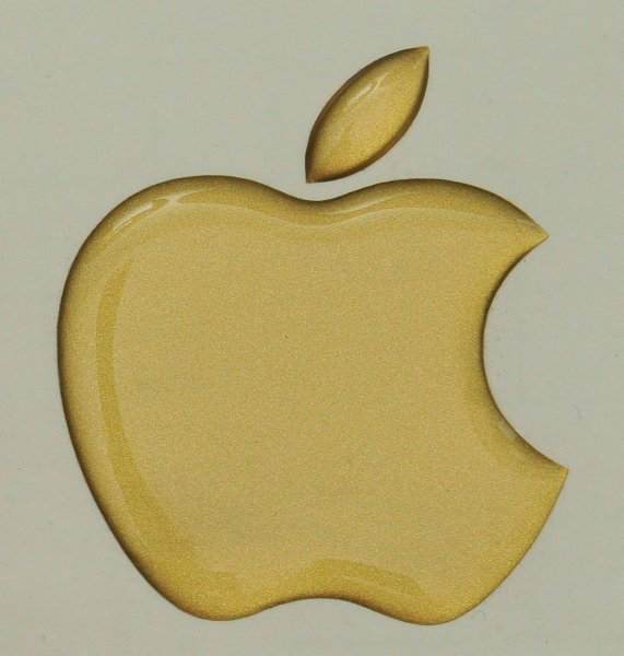 Металлическая наклейка Apple