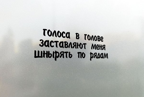 Голоса в голове заставляют