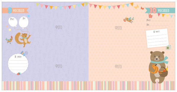 Наш малыш фотоальбом от рождения