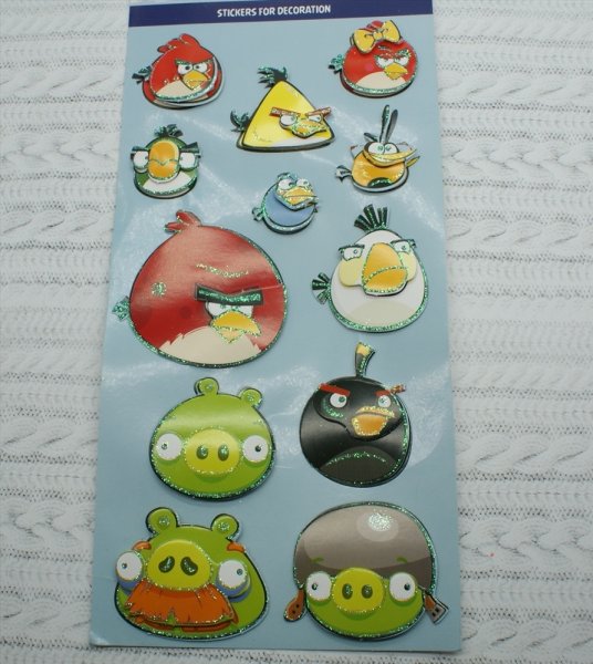 Angry Birds наклейки