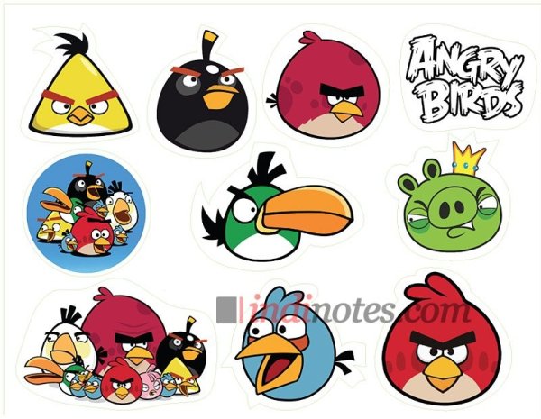 Энгри бердз наклейки на авто