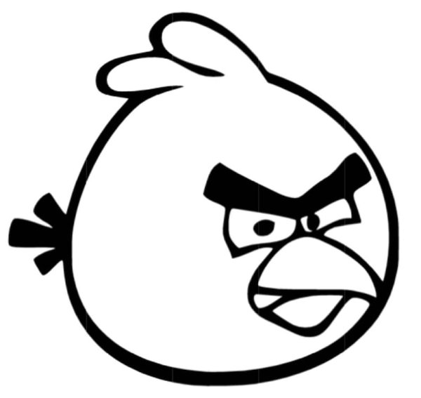 Энгри бердз раскраска