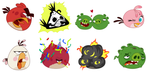 Стикеры Angry Birds