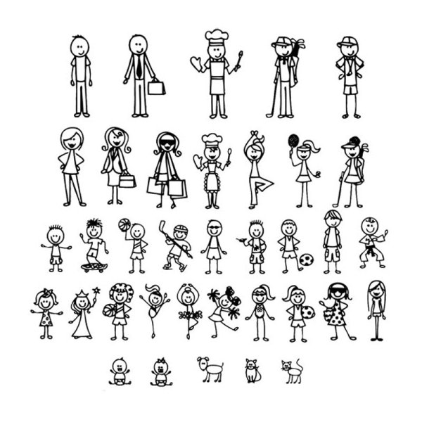 Рисуем человечков