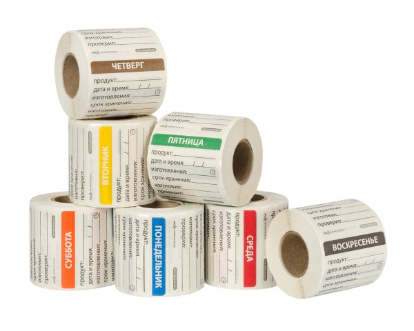 Этикетки для маркировки продуктов