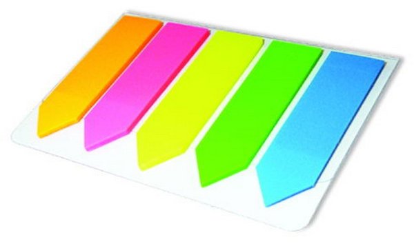 Флажки-закладки Berlingo, 44*12мм, 20л*5