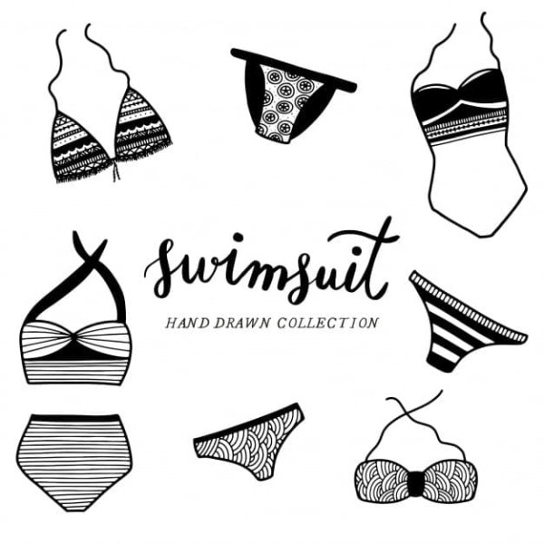 Стикеры купальники