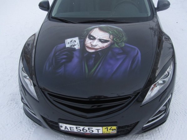 Ауди наклейки на капот