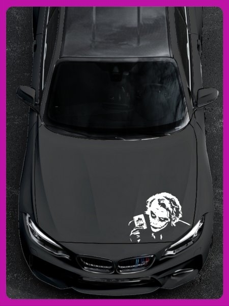 Наклейка на авто "Джокер"