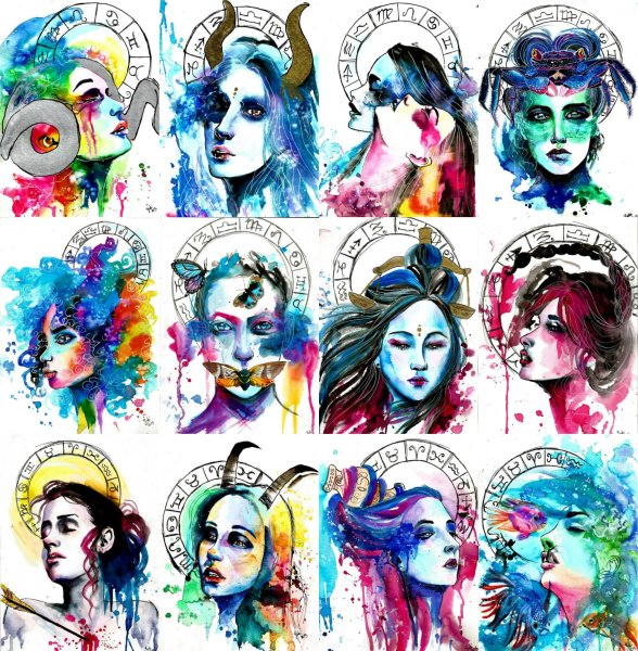 Знаки зодиака арты