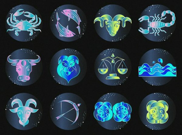 Знаки зодиака пиктограммы