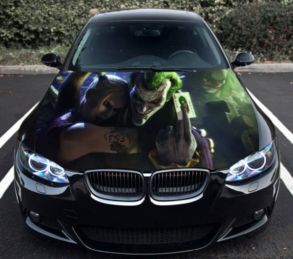 Джокер наклейка на машину