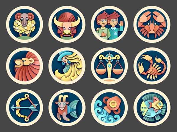 Знаки зодиака иконки