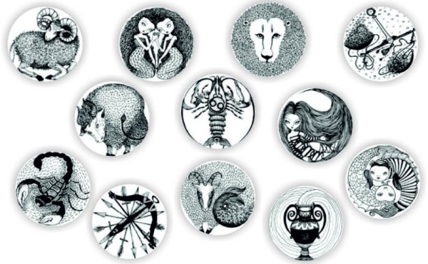 Необычные рисунки знаков зодиака