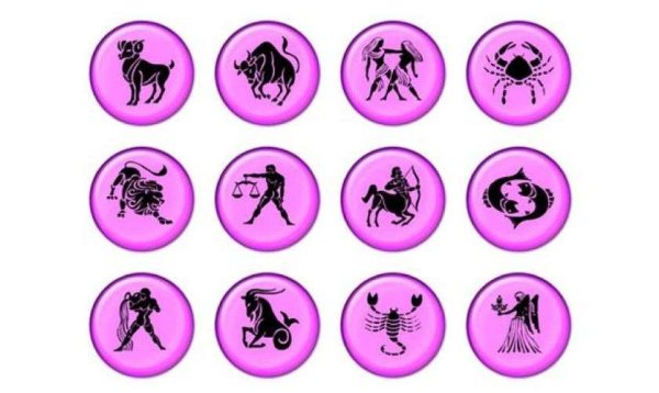 Значки знаков зодиака