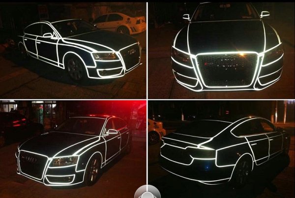 Светоотражающая пленка для автомобиля