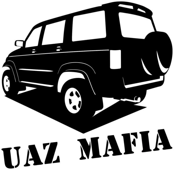 Наклейка глубиномер на УАЗ