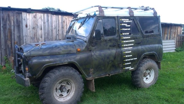 Надписи на внедорожниках