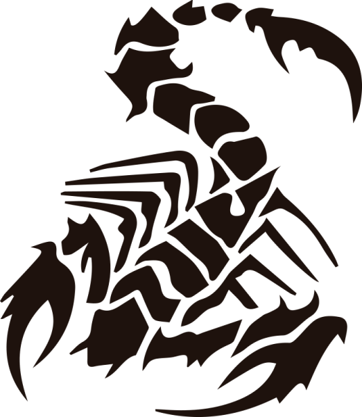 Маленькие Стикеры со скорпионами