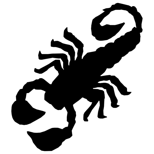 Наклейка Скорпион на машину