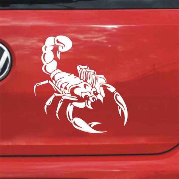 Скорпион наклейка на авто