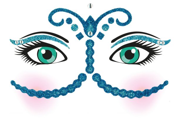 Наклейки для лица детям